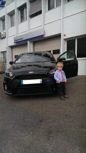 My son with my new focus rs